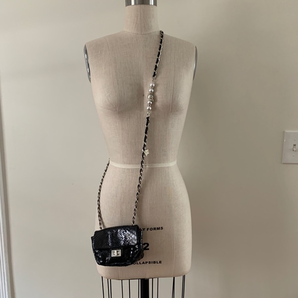 Philipp Plein mini bag black glossy python - Picture 1 of 7